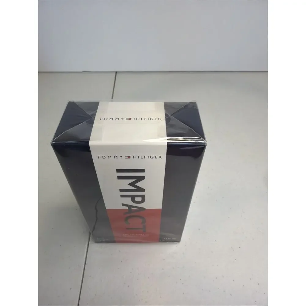 Tommy Hilfiger Impact EDT 3.4oz + 0.14oz Travel Spray Gift Set NEW Sealed
